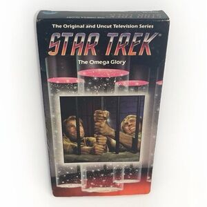 Star Trek: The Omega Glory VHS Tape - Black